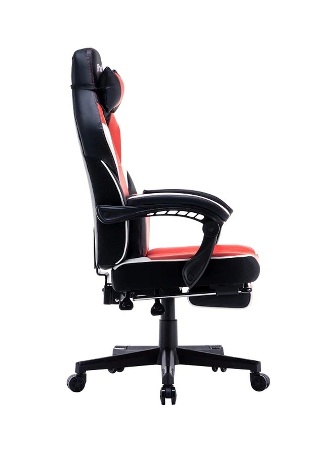 Blitzed - Gaming Chair With Footrest Red/Black/White 135x44x58cm - Image 1