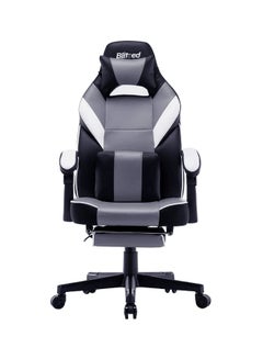 Blitzed Gaming Chair With Retractable Footrest Porto Grey/Black 84x34x65cm  - Image 1