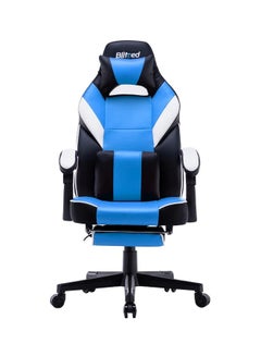 Blitzed Gaming Chair With Retractable Footrest Porto Blue/Black 84x34x65cm  - Image 1
