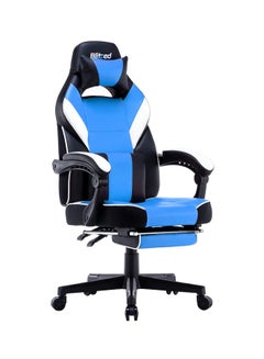 Blitzed Gaming Chair With Retractable Footrest Porto Blue/Black 84x34x65cm  - Image 3