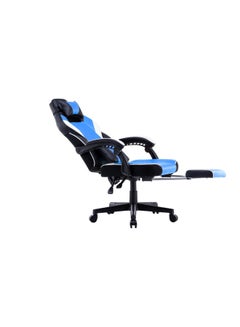 Blitzed Gaming Chair With Retractable Footrest Porto Blue/Black 84x34x65cm  - Image 5