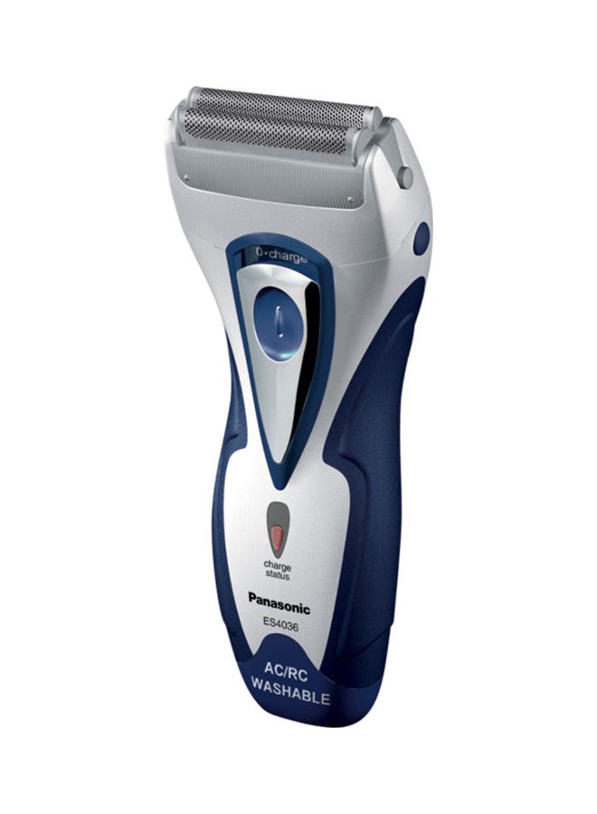 Panasonic Rechargeable Shaver With Pop Up Trimmer Blue/Silver 680grams - Image 1