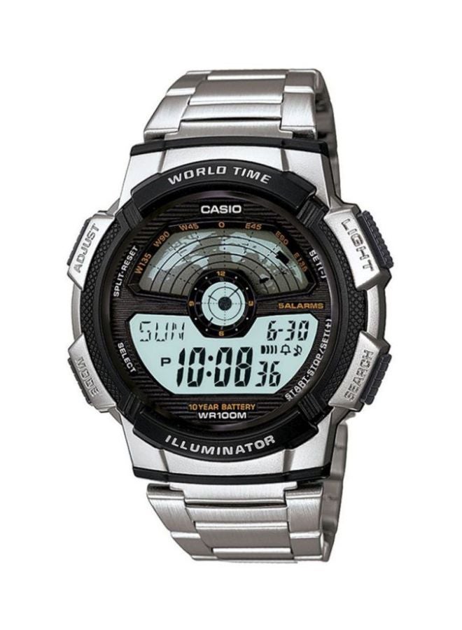 كاسيو ساعة يد رقمية مقاومة للماء طراز AE-1100W-1WD men - Image 1