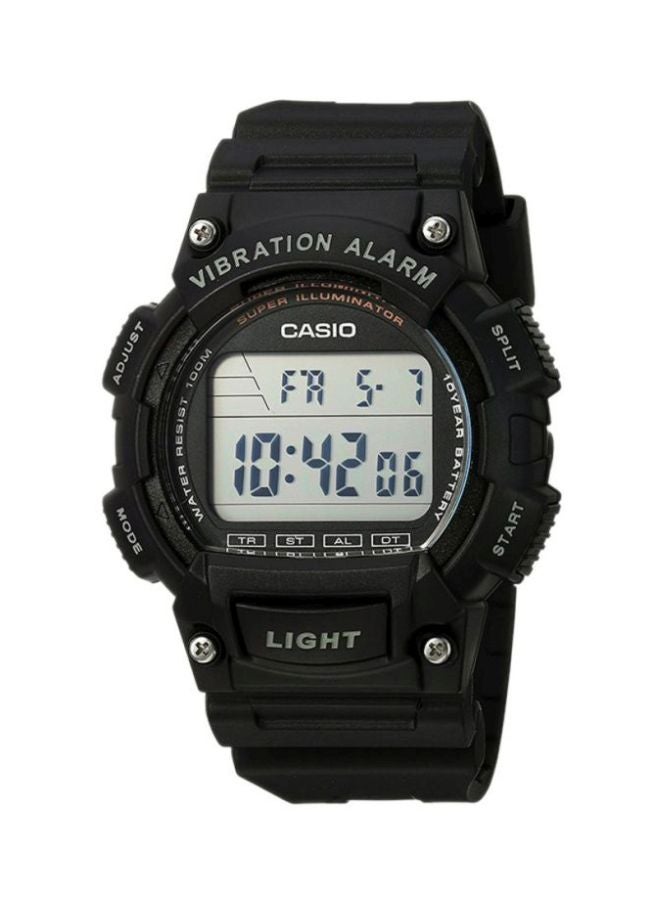 كاسيو ساعة يد يوث رقمية مقاومة للماء طراز W-736H-1A للرجال - Image 1