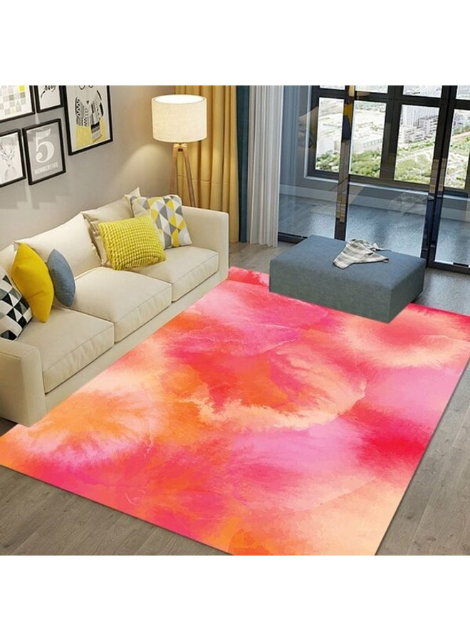 Mordern Abstract Printed Non Slip Door Mat Pink 40x60cm - Image 5