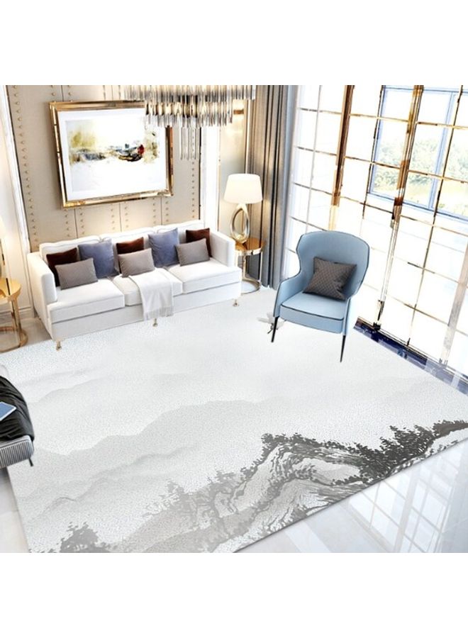 Hotel Rug Simple Vintage Classic Carpet White 40x60(WxL) - Image 3