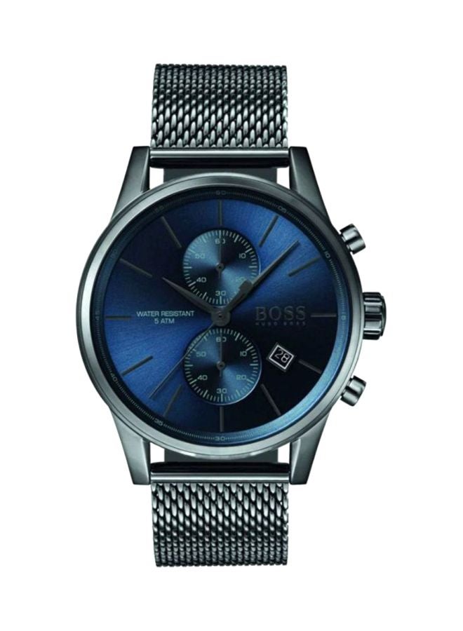 HUGO BOSS Men's Classic Jet Water Resistant Chronograph Watch 1513677 - 41 mm - Grey  - Image 1