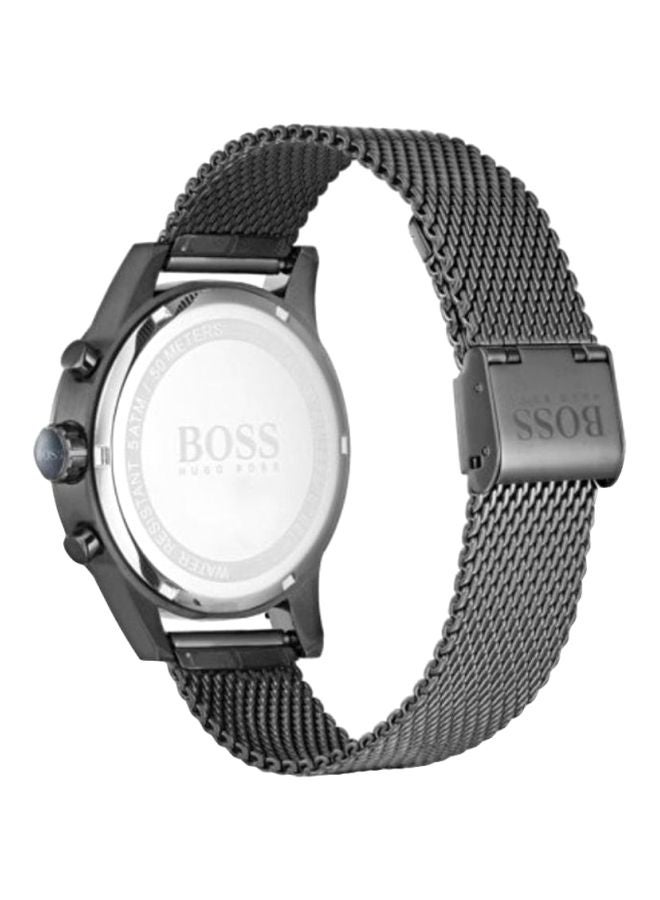 HUGO BOSS Men's Classic Jet Water Resistant Chronograph Watch 1513677 - 41 mm - Grey  - Image 5