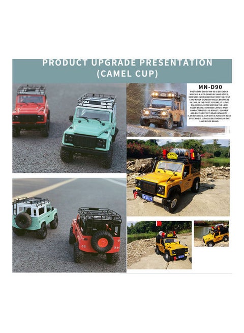 MN-D90 Remote Control High Speed Off Road Rock Crawler 42x18x23.5cm