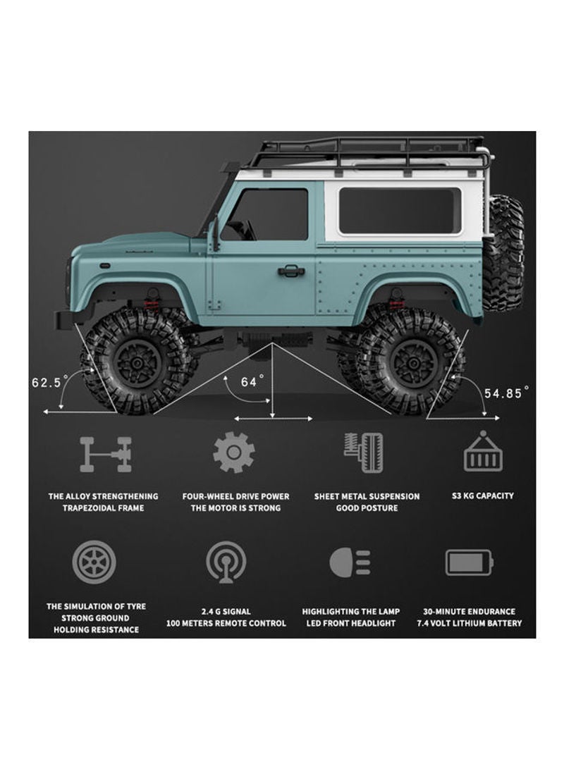 null - MN-D90 Remote Control High Speed Off Road Rock Crawler 42x18x23.5cm - Image 1