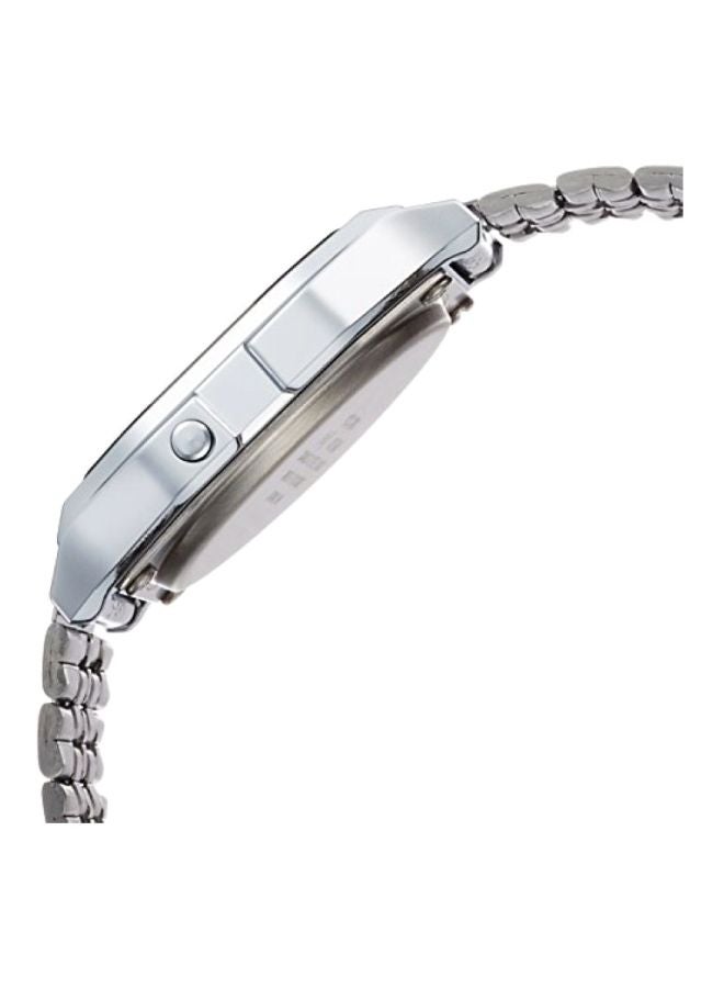 كاسيو ساعة يد رقمية للشباب طراز A159W-1 - قياس 33 مم - لون فضي - Image 3