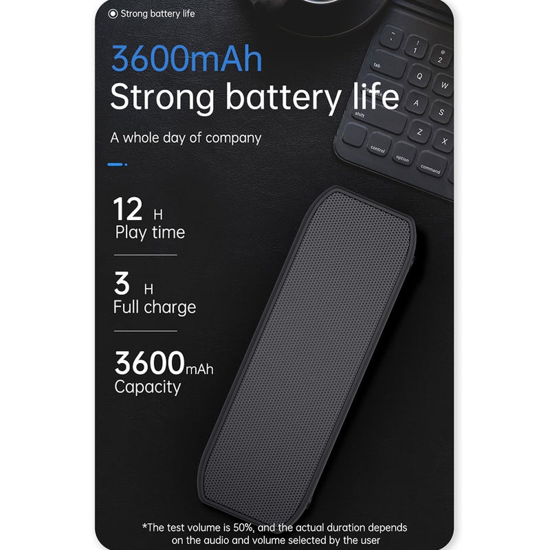 Wireless Hands-free Bluetooth Speaker Black