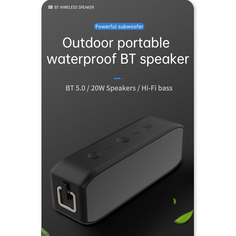 Wireless Hands-free Bluetooth Speaker Black