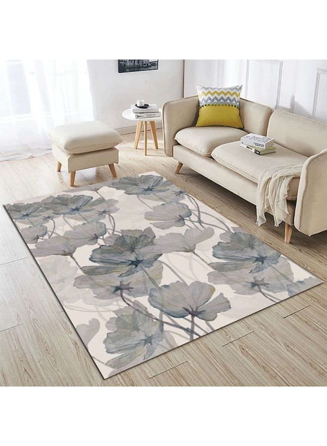 Home Rug Simple Modern Style Floral Non-Slip Living Room Bedroom Floor Carpet Synthetic Fibre Rectangle multicolour 60*90(W*L)cmcm  - Image 3