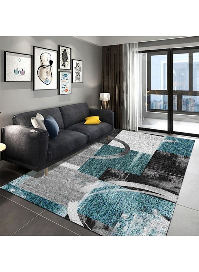Mordern Abstract Printed Non Slip Door Mat Multicolour 60x90cm  - Image 4