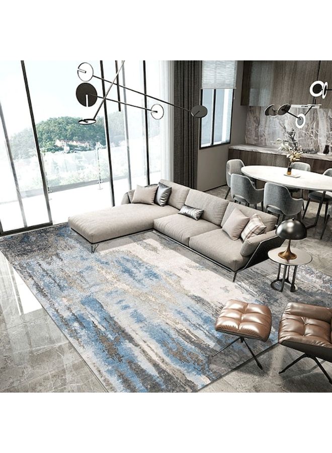 ماركة غير محددة - بساط أرضية لغرفة المعيشة وغرفة النوم بتصميم عصري بسيط مضاد للانزلاق متعدد الألوان 60*90(W*L)cmسم - Image 1