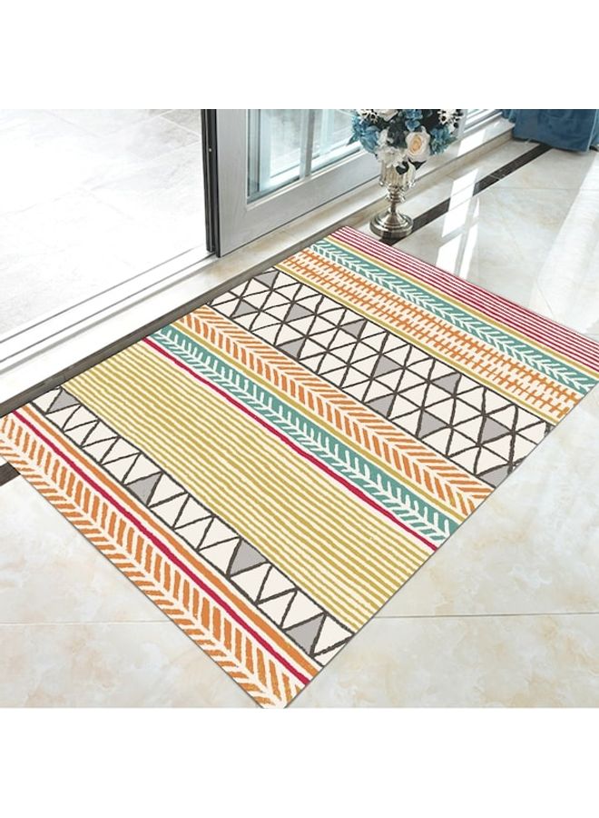 Vintage Ethnic Style Living Room Bedroom Anti-Slip Fashion Carpet, Synthetic Fibre, Rectangle multicolour 60*90(W*L)cm  - Image 3