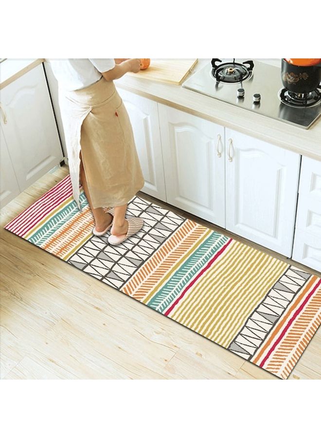 Vintage Ethnic Style Living Room Bedroom Anti-Slip Fashion Carpet, Synthetic Fibre, Rectangle multicolour 60*90(W*L)cm  - Image 4