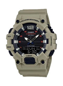 Men's Youth Water Resistant Analog/Digital Wrist Watch Hdc-700-3A3vef - 45 mm - Army Green