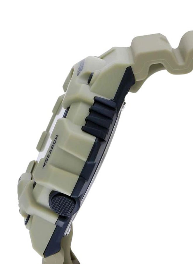 CASIO - Men's Youth Water Resistant Analog/Digital Wrist Watch Hdc-700-3A3vef - 45 mm - Army Green - Image 1