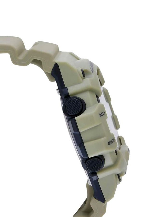 CASIO - Men's Youth Water Resistant Analog/Digital Wrist Watch Hdc-700-3A3vef - 45 mm - Army Green - Image 1