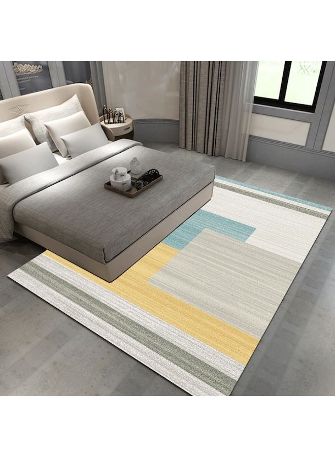1 Piece Living Room Rug Anti-Slip Color Block Softness Carpet multicolour 60*90(W*L)cmcm  - Image 2