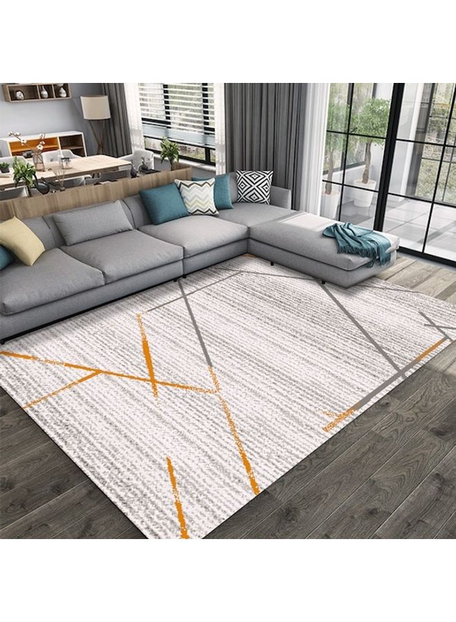 1 Piece Home Rug Simple Anti-Slip Modem Style Carpet, Synthetic Fibre, Rectangle multicolour 60*90(W*L)cm - Image 1