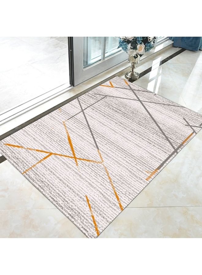 1 Piece Home Rug Simple Anti-Slip Modem Style Carpet, Synthetic Fibre, Rectangle multicolour 60*90(W*L)cm - Image 3