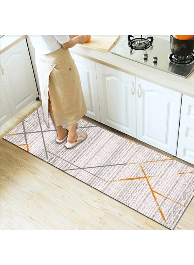 1 Piece Home Rug Simple Anti-Slip Modem Style Carpet, Synthetic Fibre, Rectangle multicolour 60*90(W*L)cm - Image 4