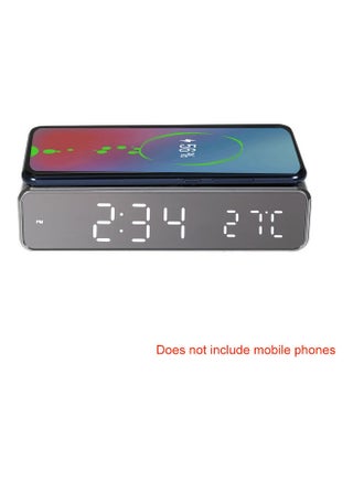 LED Desk Alarm Clock With Thermometer Silver - v1607807757/N42956995A_1
