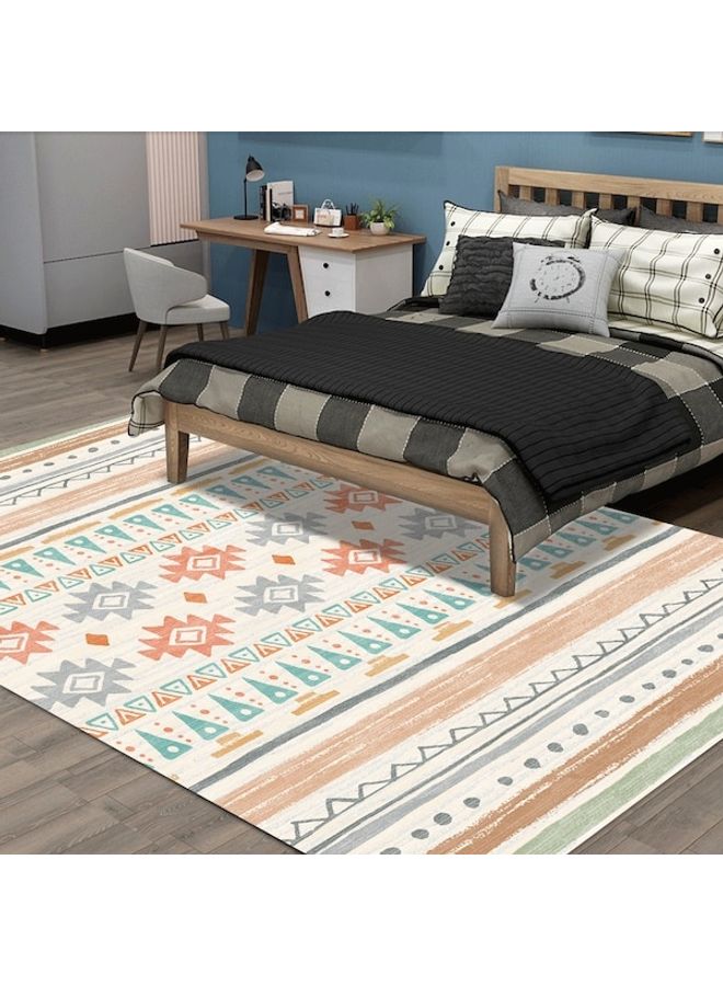 سجادة عصرية مضادة للانزلاق لغرفة المعيشة وغرفة النوم بتصميم تراثي متعدد الألوان 60*90(W*L)cmسم - Image 5