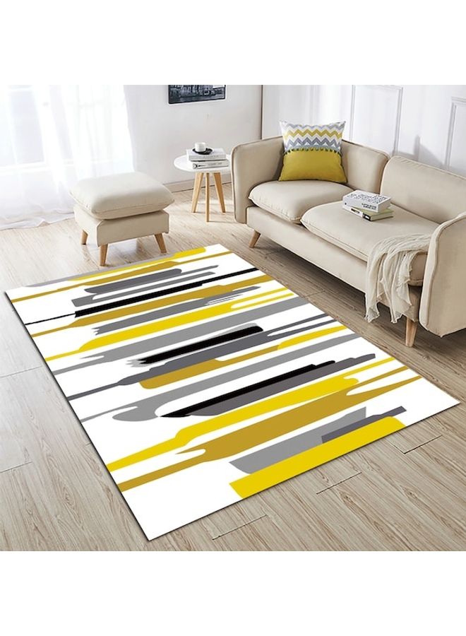 Anti-Slip Home Floor Soft Rug Yellow 60*90(W*L)cmcm  - Image 2