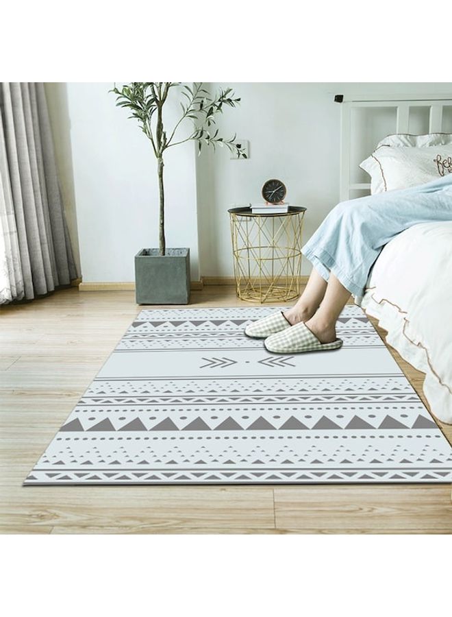 Simple Modern Style Living Room Bedroom Anti-Slip Fashion Carpet Grey 80*180 (W*L)cmcm - Image 3