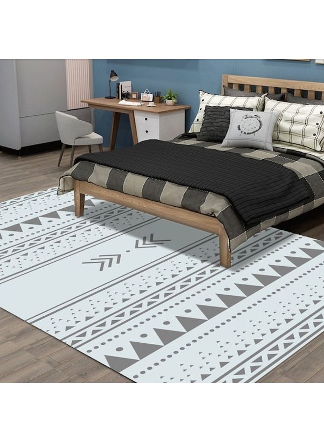 Simple Modern Style Living Room Bedroom Anti-Slip Fashion Carpet Grey 80*180 (W*L)cmcm - Image 4