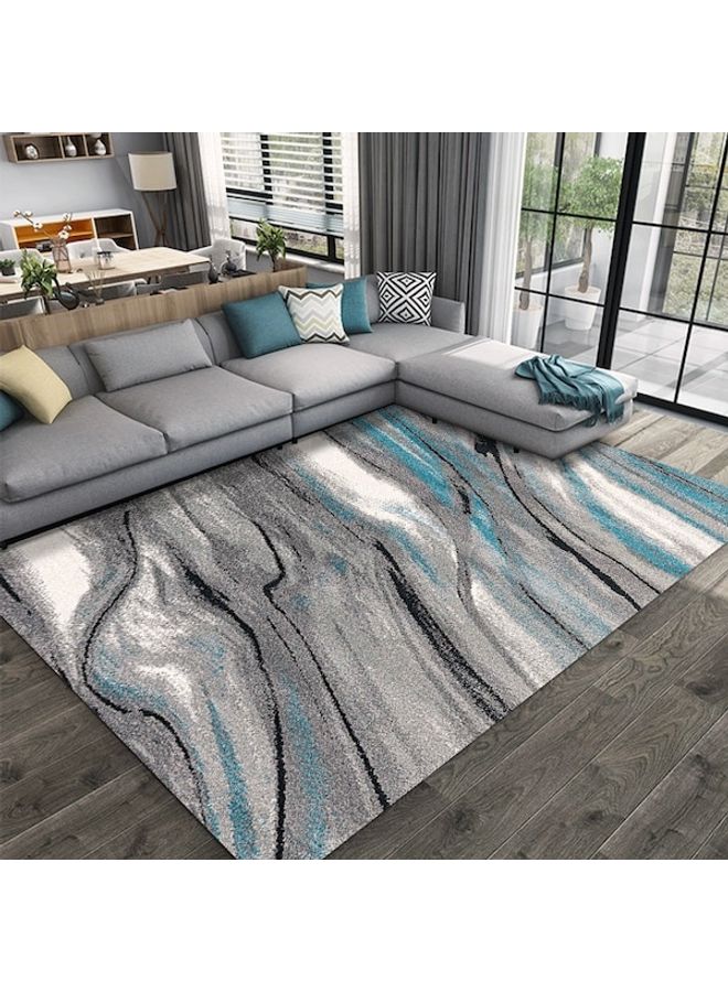 Modern Style Abstract Print Living Room Bedroom Anti-Slip Fashion Carpet multicolour 60*90(W*L)cmcm  - Image 2