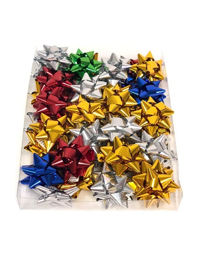 Generic Set Of 40 Pcs Ribbons Bows Multicolour  - Image 1