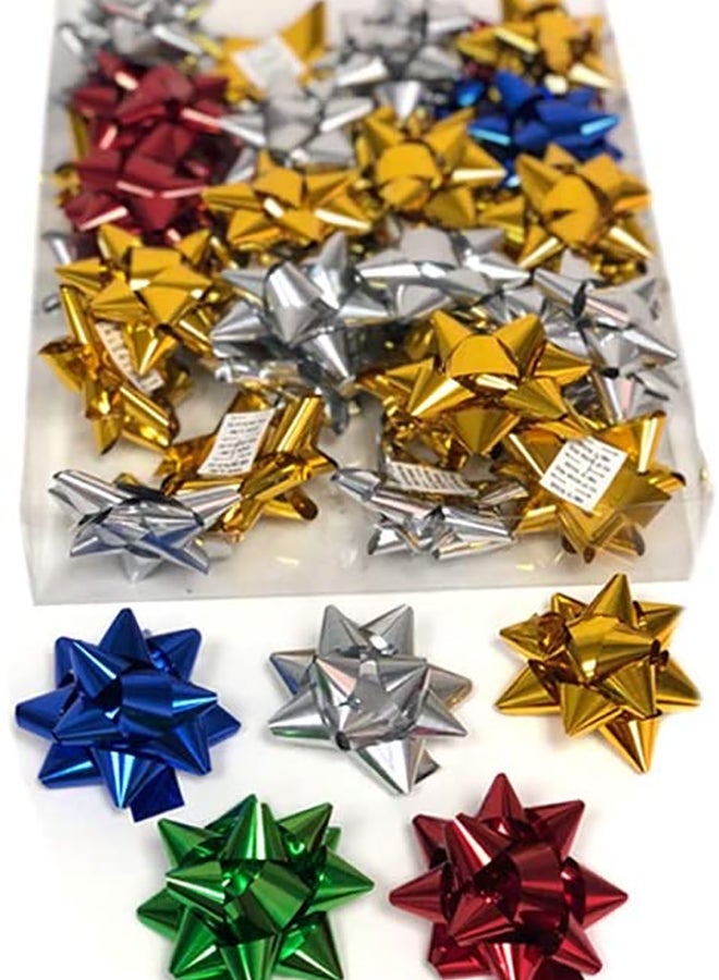 Generic Set Of 40 Pcs Ribbons Bows Multicolour  - Image 2