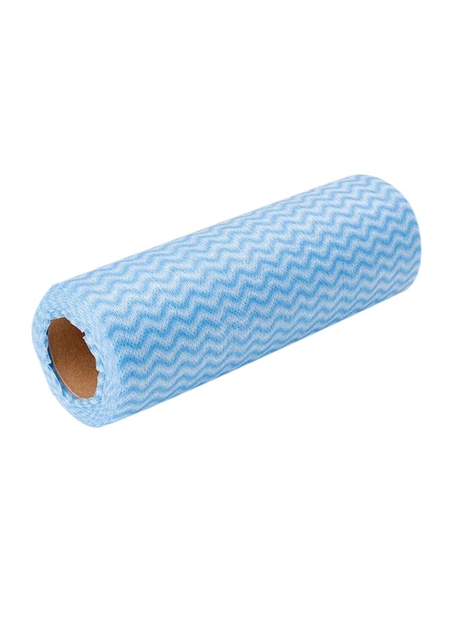 Generic Disposable Cleaning Wipes Roll Blue 33cm 