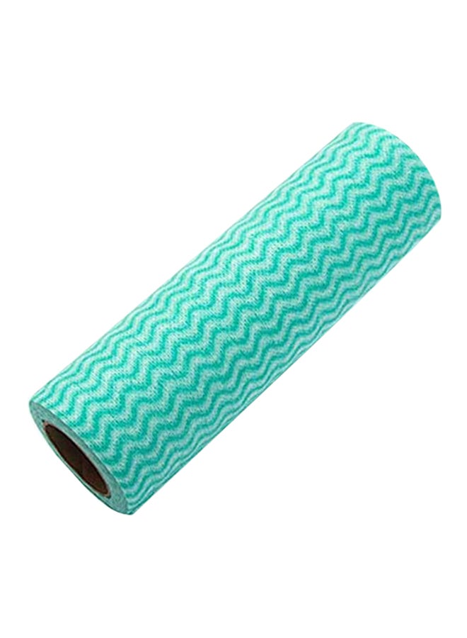 Generic Disposable Cleaning Wipes Roll Green 33cm 