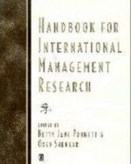 Handbook for International Management Research Hardcover English by Oded Shenkar - 01032018