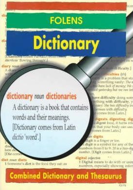 Folens Dictionary : Combined Dictionary and Thesaurus Paperback English by Fred McDonald - 01032018 
