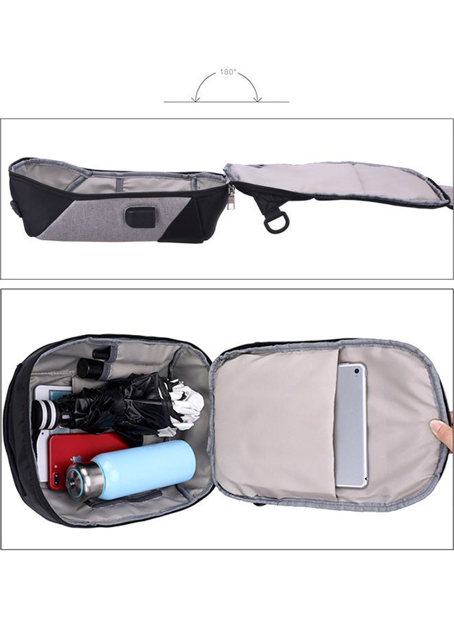 حقيبة خصر مزودة بمنفذ USB للشحن 35*5*21سم - Image 2