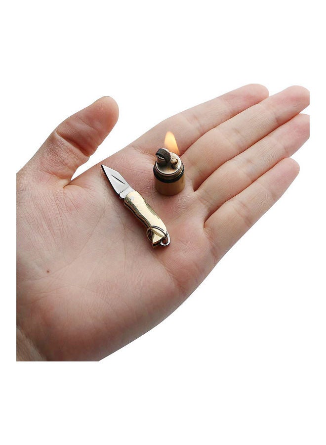 Lightweight Mini Thumb Lighter And Knife Set - Image 2