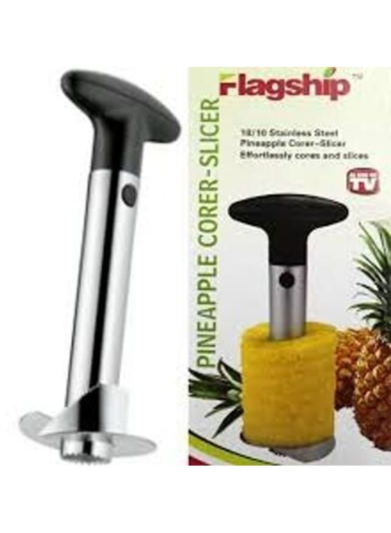 فلاج شيب قطاعة أناناس من الإستانلس ستيل أسود/ فضي 140جرام - Image 1