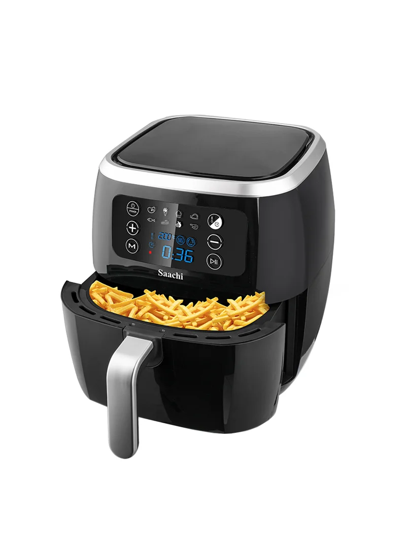 Saachi Air Fryer with an LED Display Touch Panel 7 L 1800 W NL-AF-4777-BK Black