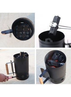 Generic Outdoor Igniting Charcoal Carbon Barbecue Barrel 11.4 x 6.9 x 6.9inch  - Image 3