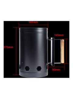 Generic Outdoor Igniting Charcoal Carbon Barbecue Barrel 11.4 x 6.9 x 6.9inch  - Image 5