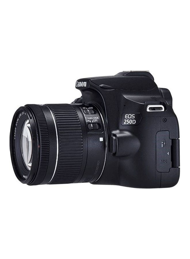 كانون كاميرا رقمية EOS 250D بعدسة أحادية عاكسة بدقة 24.1 ميجابيكسل مع عدسة ببعد بؤري 18-55 مم - Image 3