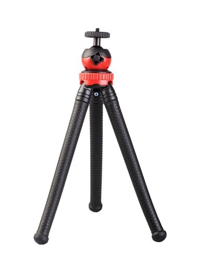 Spider Octopus Flexible Tripod Stand Holder With Ball Head Black/Orange - Image 1