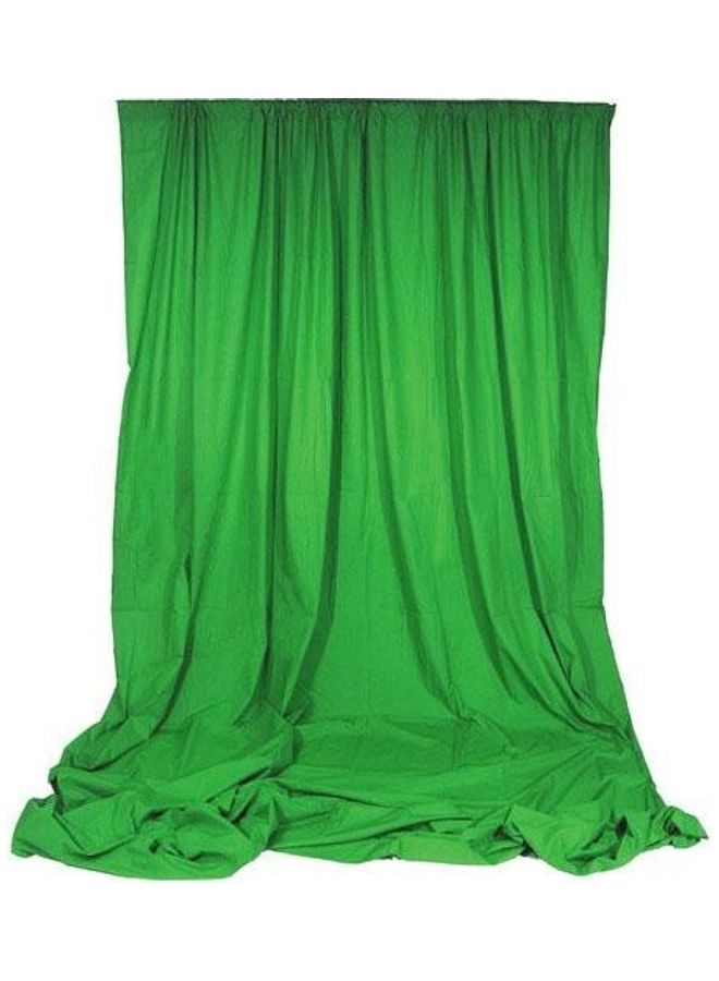 Muslin Fabric Flodable Background Green  - Image 1